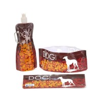 H2FidO Travel Dog Bowls and Water Bottle - Geo Dog