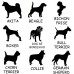 Personalised Dog Breed Coasters